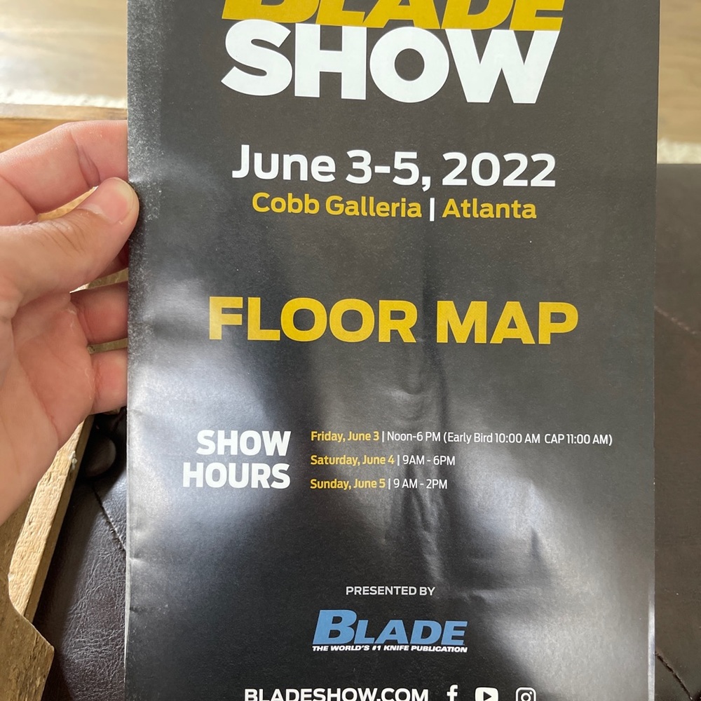 Heretic Knife from Blade Show in Cobb Galleria. Will ship or deliver locally.